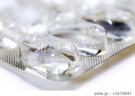 empty blister pack of pills 12670897