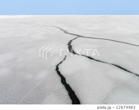 世界遺産 北海道 知床半島 流氷 12674963
