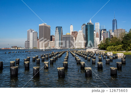 New York City Manhattan skyline New York City Manhattan skyline 12675603