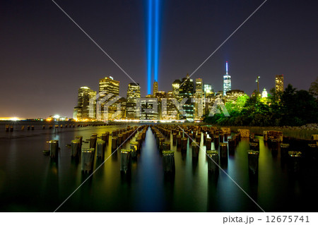 Tribute in Light. Downtown New York City Tribute in Light. Downtown New York City 12675741