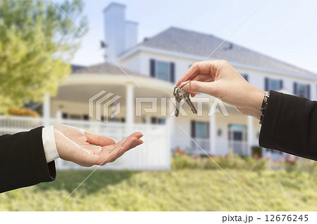 Handing Over The Keys and New House 12676245