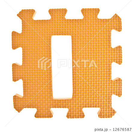 Alphabet toy piece isolated on white background Alphabet toy piece isolated on white background 12676587