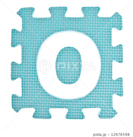 Alphabet toy piece isolated on white background 12676598