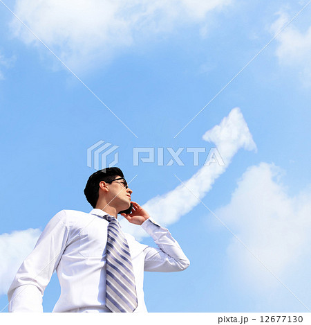 Successful Business man concept 12677130