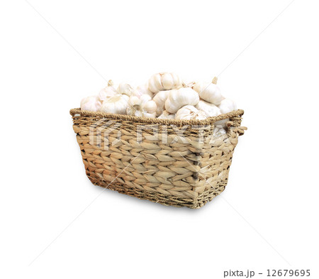 Garlic in a basket 12679695