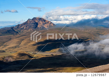 Sinchulagua Volcano,  Andean Highlands of Ecuador, South America Sinchulagua Volcano,  Andean Highlands of Ecuador, South America 12679987