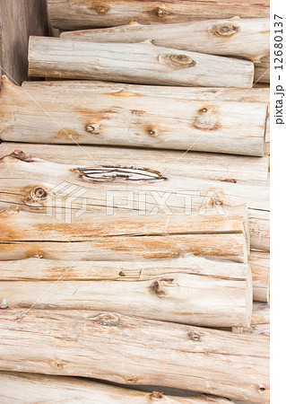 Close up pile of dry firewood. Close up pile of dry firewood. 12680137