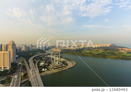 Landscape downtown in singapore 12680463