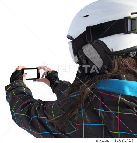 Photographed with mobile phone 12681414