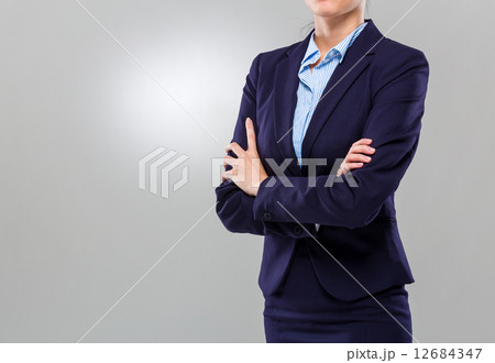 Businesswoman cross arm 12684347