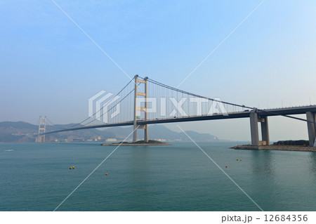 Tsing Ma bridge in Hong Kong Tsing Ma bridge in Hong Kong 12684356