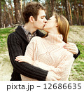 young couple in love outdoors on a sunny day 12686635