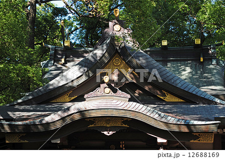 利倉春日神社の拝殿 利倉春日神社の拝殿 12688169