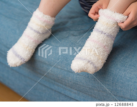 もこもこの靴下 12688843