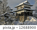 雪の備中松山城二の丸 12688900