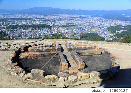 京都 大文字山 大文字火床の金尾 京都 大文字山 大文字火床の金尾 12690127