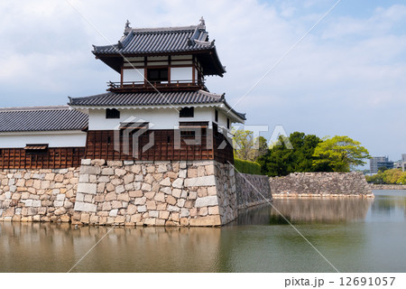 広島城 二の丸の写真素材