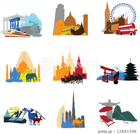 miniatures different countries 12691596