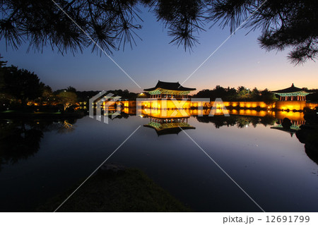 UNESCO Heritage Site, Anapji Pond, Gyeongju, Korea 12691799