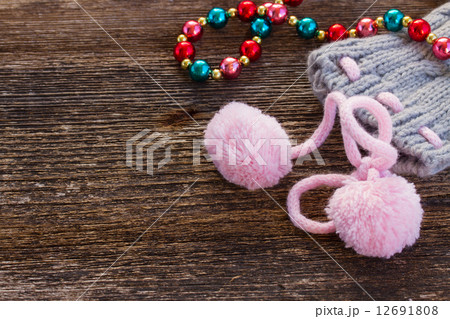 christmas decorations with  wool socks 12691808