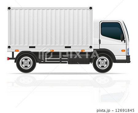 small truck for transportation cargo vector illustration 12691845