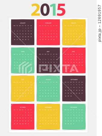 Calendar for 2015 year 12691957