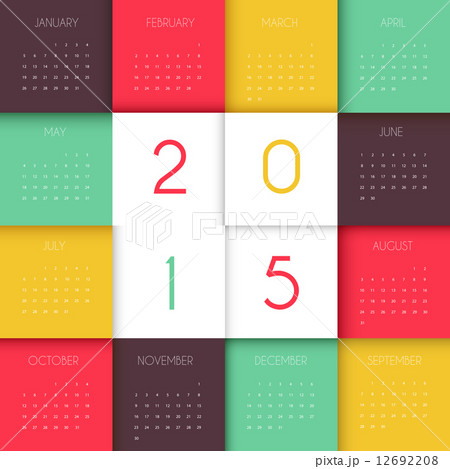 Calendar for 2015 year Calendar for 2015 year 12692208