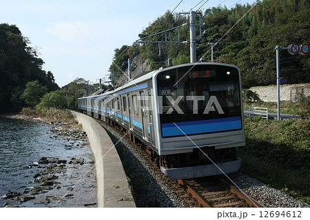 海岸線を行く仙石線205系電車(震災前:陸前富山→陸前大塚) 海岸線を行く仙石線205系電車(震災前:陸前富山→陸前大塚) 12694612
