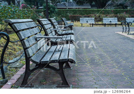 日比谷公園のベンチ 日比谷公園のベンチ 12696264