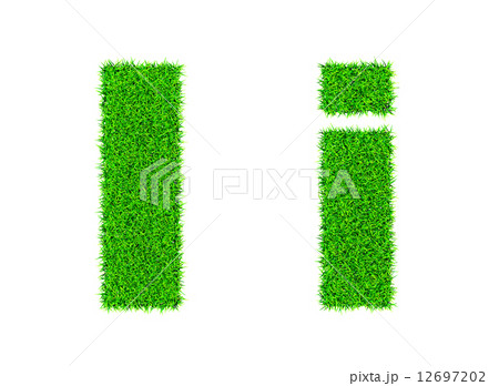Grass letter I 12697202