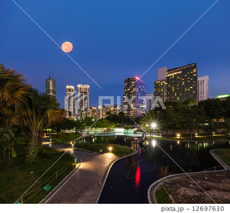 Skyline of Central Business District of Kuala Lumpur, Malaysia Skyline of Central Business District of Kuala Lumpur, Malaysia 12697630