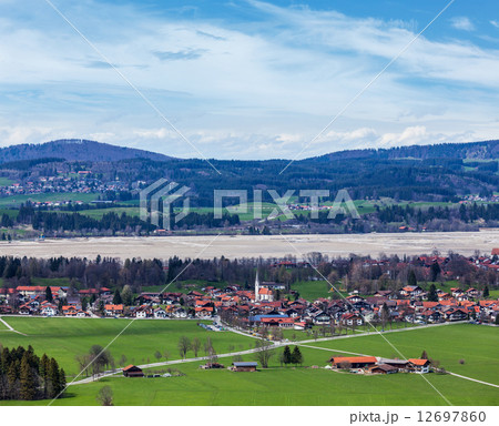 German countryside and village 12697860