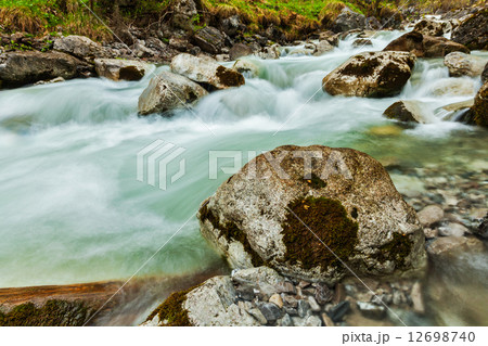 Cascade of waterfall, Garmisch-Partenkirchen 12698740