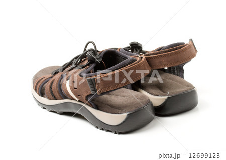 Pair of sport sandals isolated Pair of sport sandals isolated 12699123