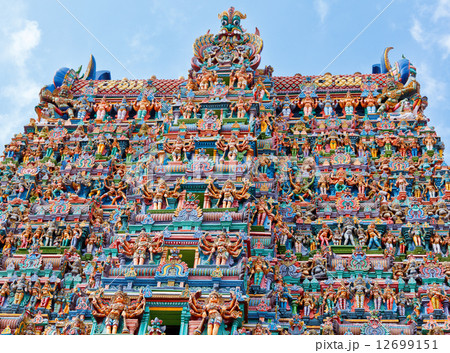 Hindu temple tower Hindu temple tower 12699151