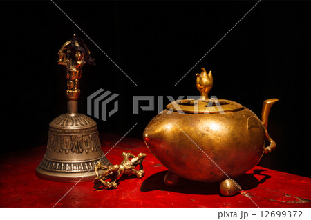 Tibetan Buddhist still life 12699372