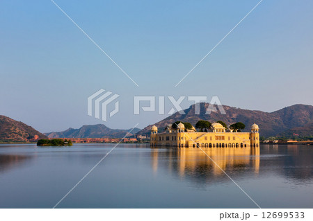 Jal Mahal (Water Palace). Jaipur, Rajasthan, India 12699533