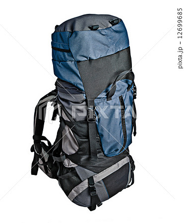 Trekking backpack isolated 12699685