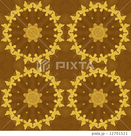 Seamless pattern, marquetry with butterflies 12701521