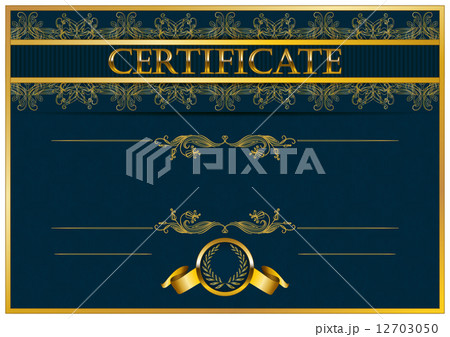 Elegant template of certificate, diploma Elegant template of certificate, diploma 12703050