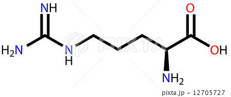 Amino acid arginine structural formula 12705727