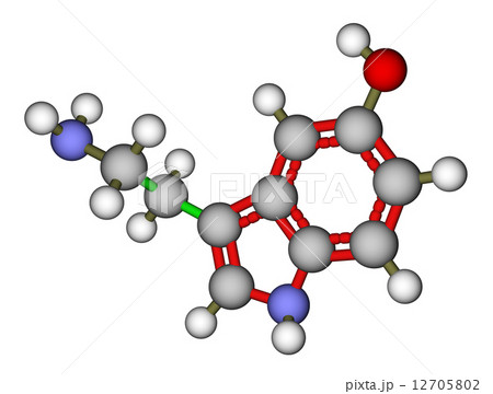 serotonin molecule structure