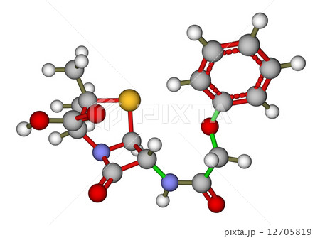 Penicillin V molecular structure 12705819