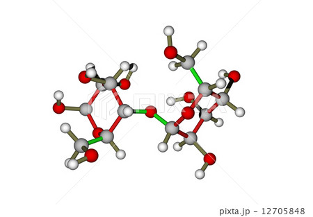The molecule of lactose (milk sugar) 12705848
