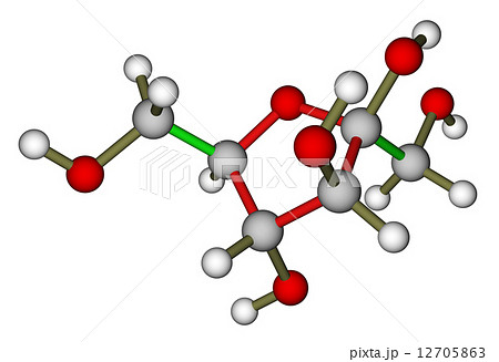 Fructose molecular structure 12705863