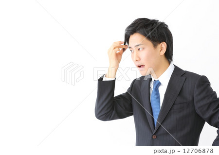 髪・若い男性 12706878