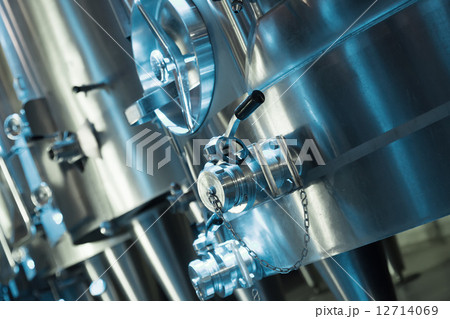 Closeup of contemporary winery 12714069