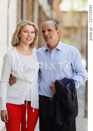 Aged family at vacation trip 12715692