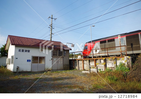 北豊津駅とディーゼル機関車 12718984
