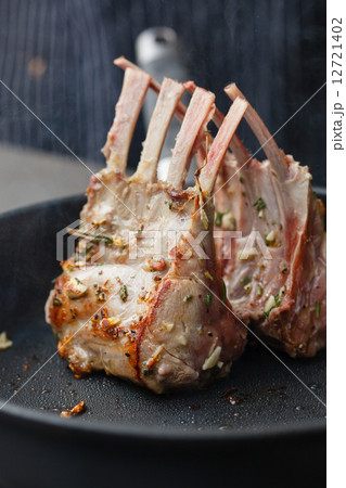 fried lamb chops 12721402